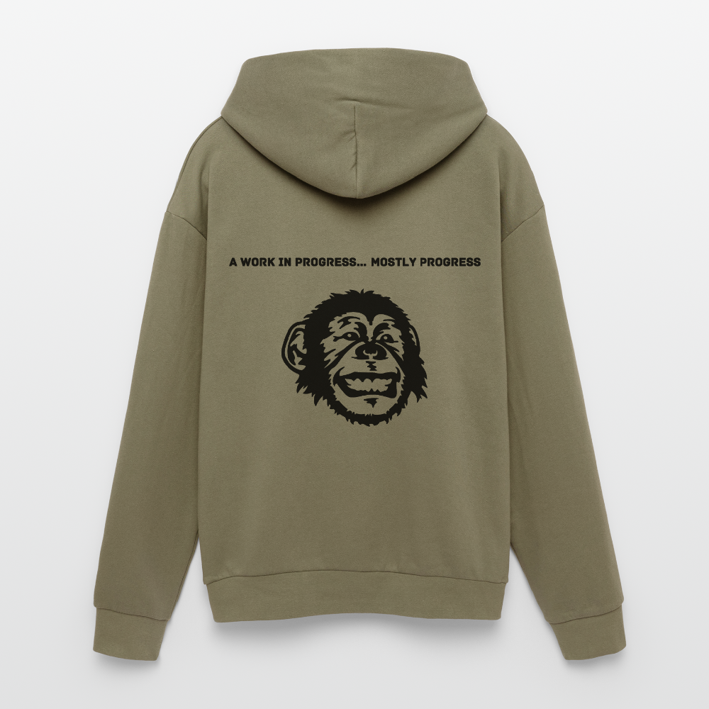 I AM... Oversized Hooded Sweatshirt - olive