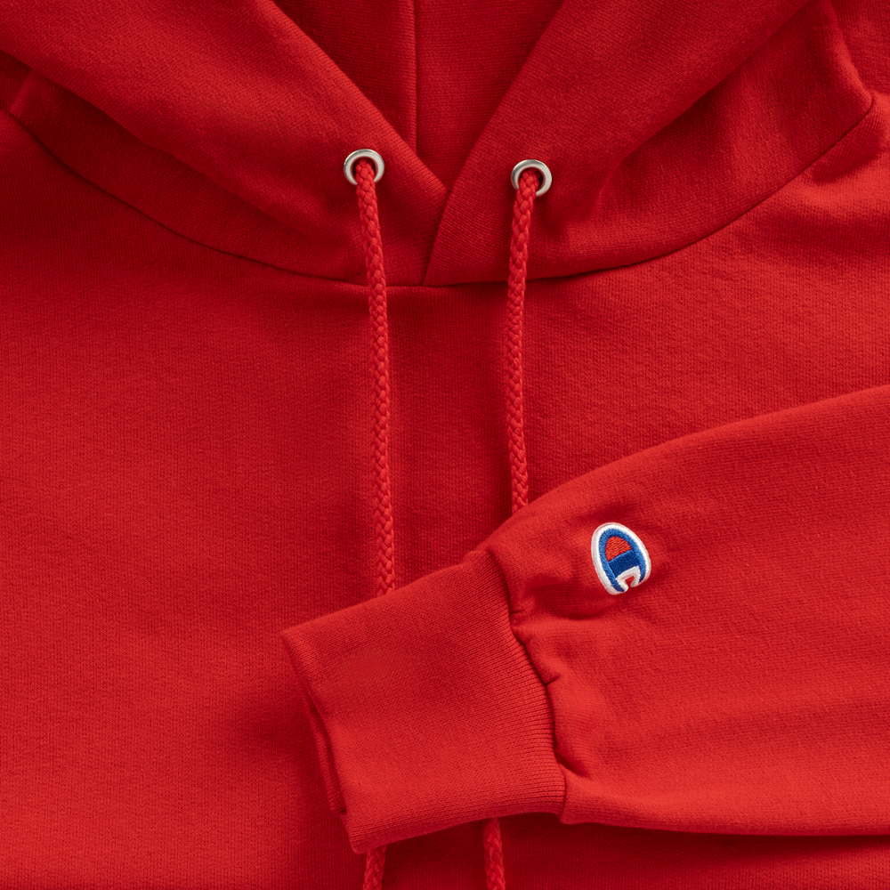 I AM.. Champion Unisex Powerblend Hoodie - Scarlet