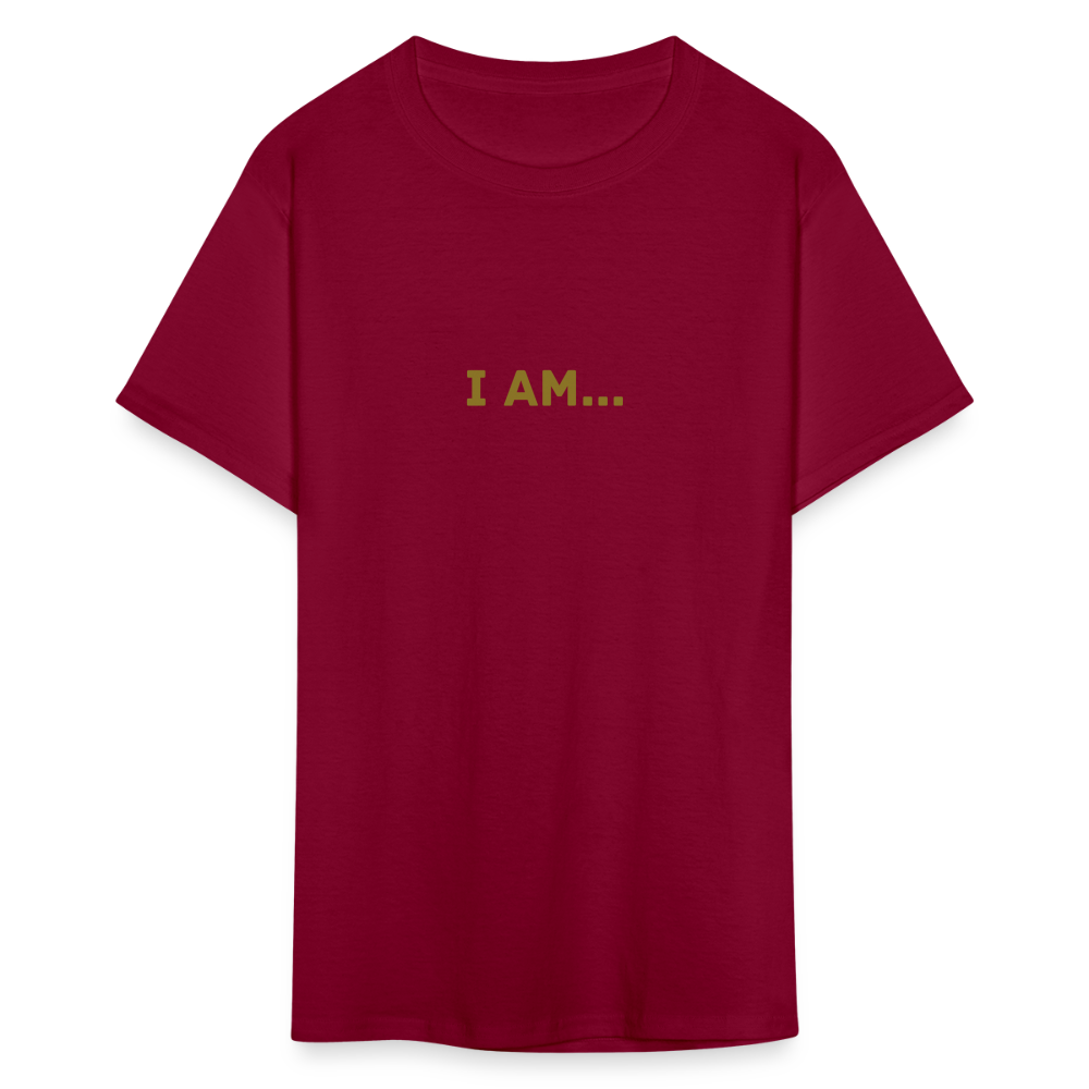 I AM... BLESSED & GRATEFUL Unisex Classic T-Shirt - burgundy