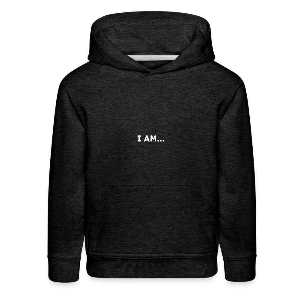 I AM... Kids‘ Premium Hoodie - charcoal grey