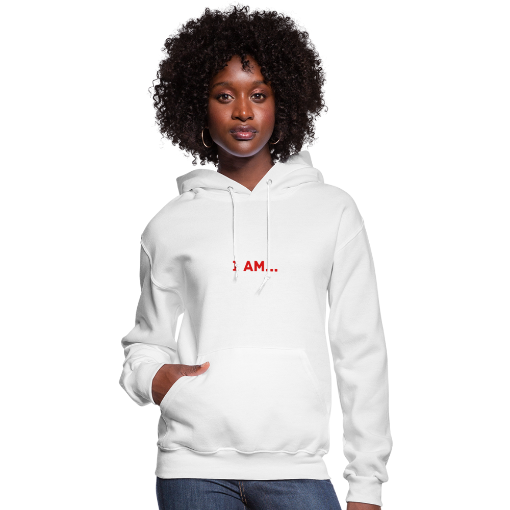 I AM... Women's Hoodie - white