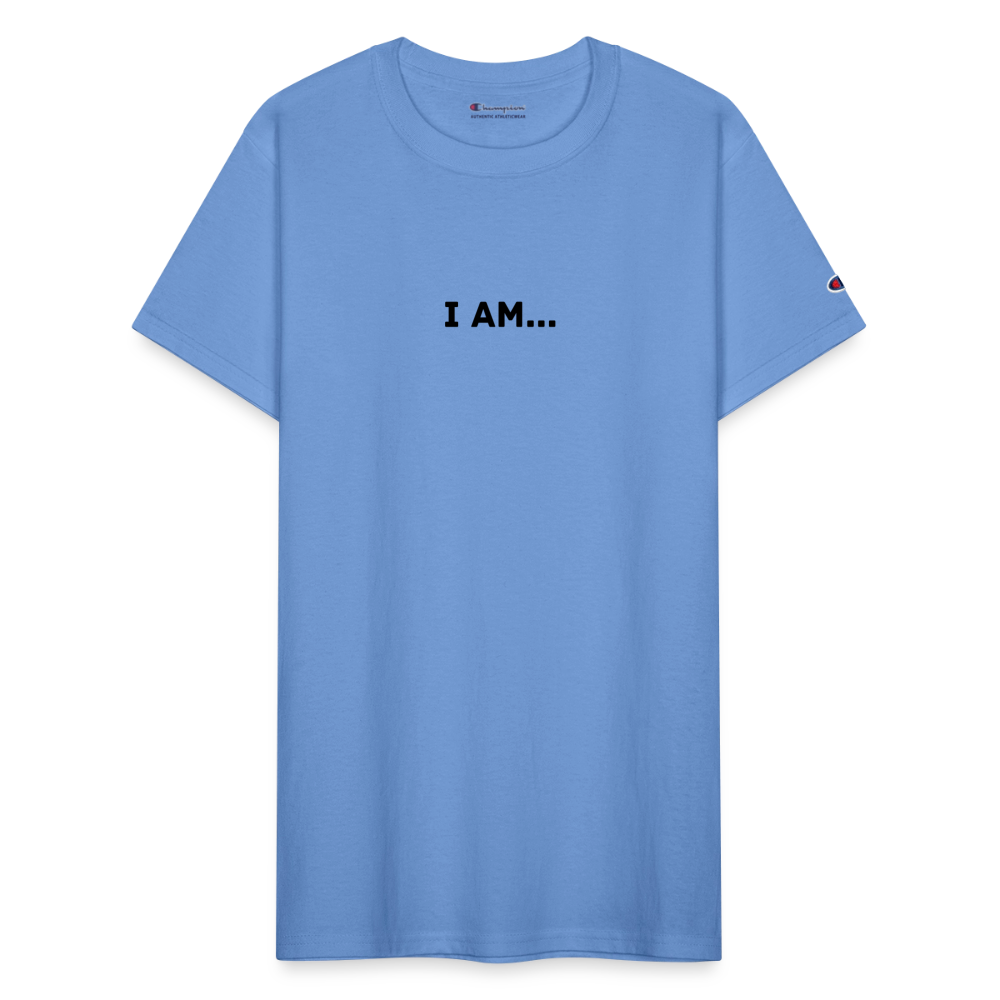 I AM... LIMITLESS IN MY POTENTIAL Champion Unisex T-Shirt - sky blue