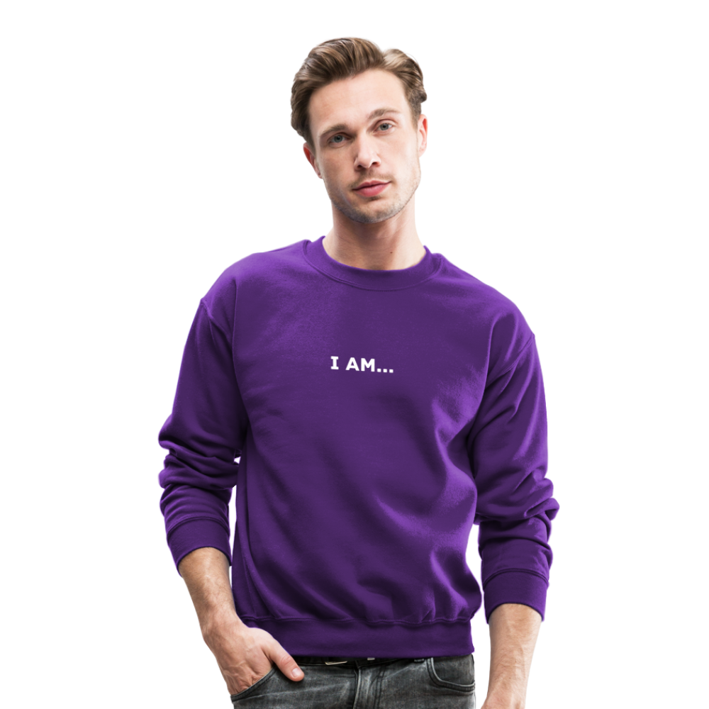 I AM... Crewneck Sweatshirt - purple
