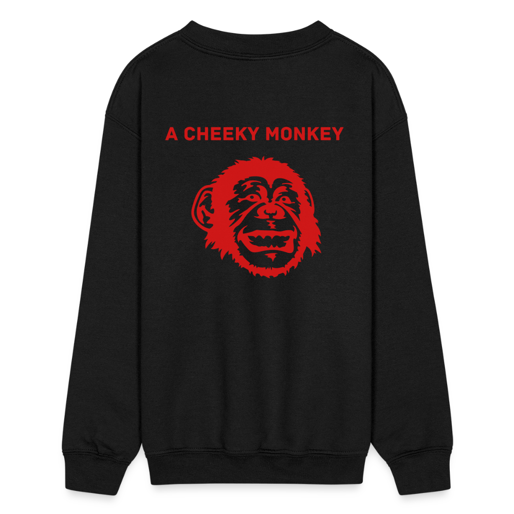 I AM... Kids' Crewneck Sweatshirt - black
