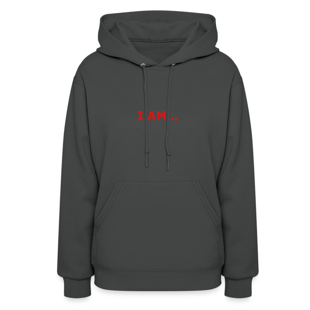 I AM... Women's Hoodie - asphalt