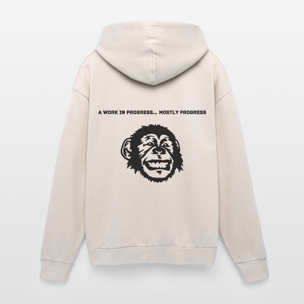 I AM... Oversized Hooded Sweatshirt - Sand
