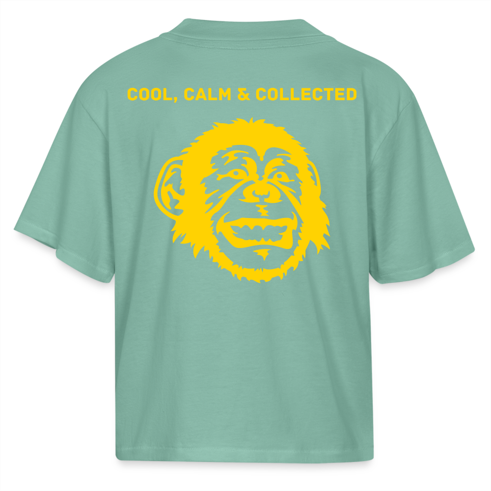 I AM... Women's Boxy Tee - saltwater