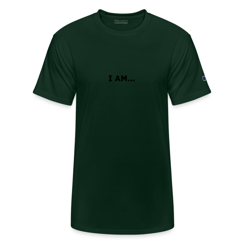 I AM... Champion Unisex T-Shirt - Dark Green