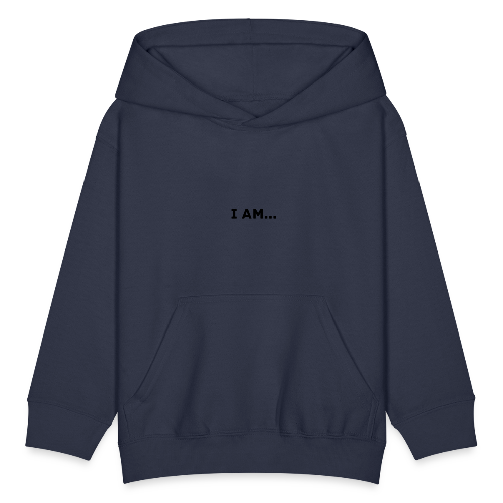 I AM... Kids' Hoodie - navy